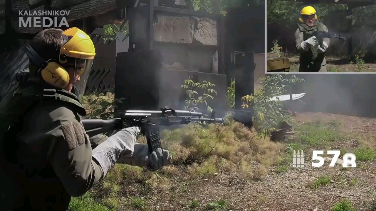 Destruction of AK-74M - GunBusters